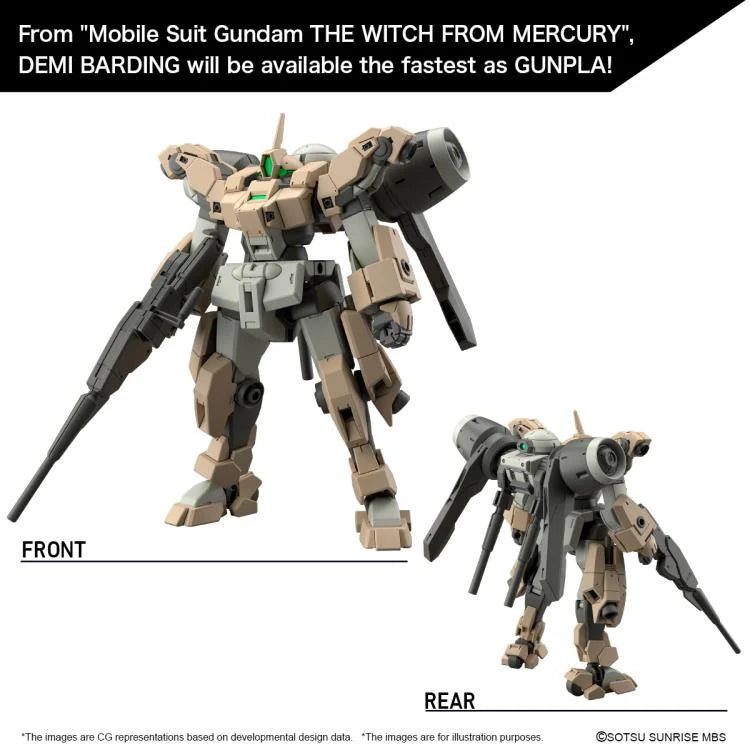 [Arriving Soon] The Witch from Mercury: #23 Demi Barding - HG 1/144 Model Kit