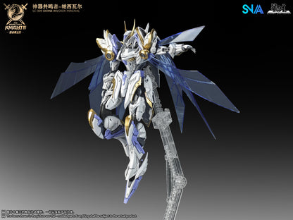 The Round Table Knights: Divine Invoker-Percival (Deluxe Ver.) - 1/144 Scale Model Kit
