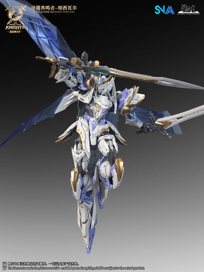 The Round Table Knights: Divine Invoker-Percival (Deluxe Ver.) - 1/144 Scale Model Kit