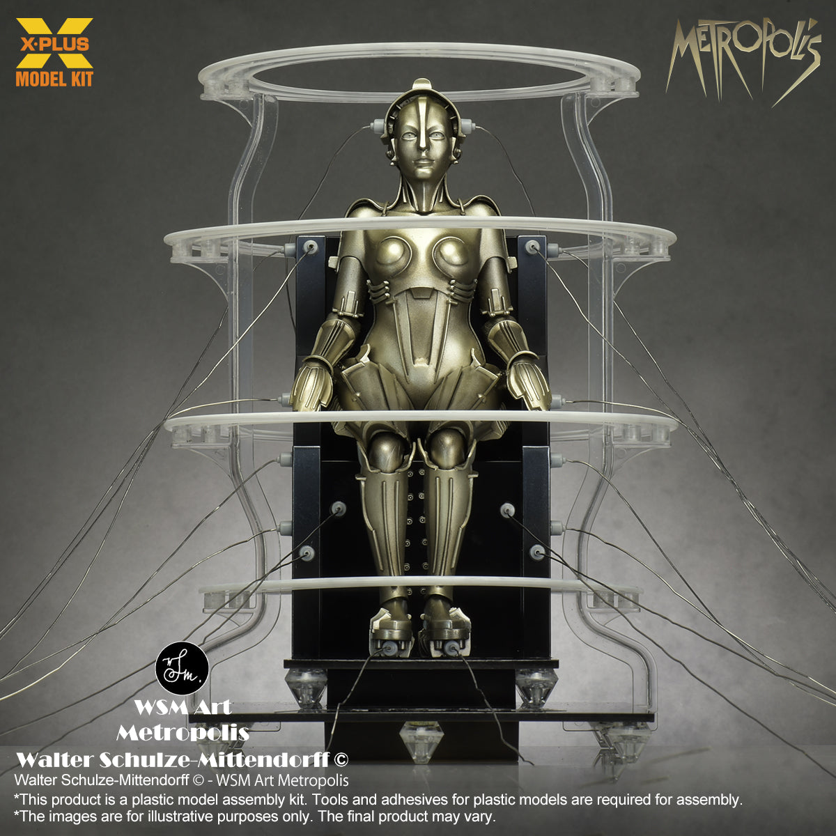 Metropolis: Maschinenmensch Seated Ver. - 1/8 Scale Model Kit