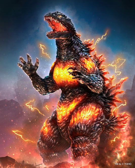 [Pre-Order] Godzilla:  Burning Godzilla - PLAfig Model