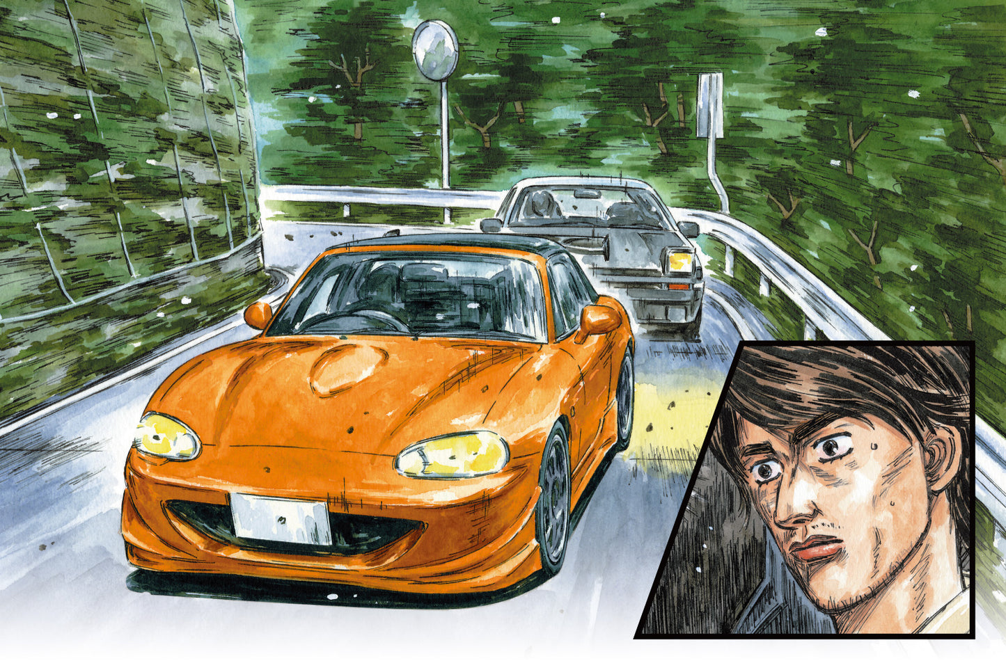 Initial D Omiya Satoshi NB8C Roadster - 1/24 Model Kit