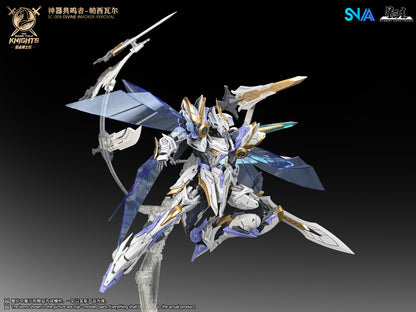 The Round Table Knights: Divine Invoker-Percival (Deluxe Ver.) - 1/144 Scale Model Kit