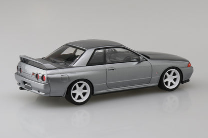 Nissan R32 Skyline GT-R Custom Wheel (Spark Silver) - 1/32 Scale Model Kit