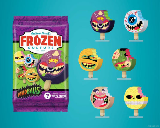 Andrew Heath’s Frozen Culture x Madballs Mystery Vinyl Figures with Display Stands