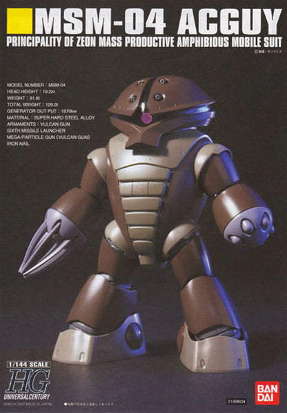 Mobile Suit Gundam: MSN-04 Acguy #78 - HGUC Model Kit - Videguy Collectibles