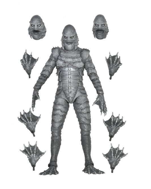 Universal Monsters: Ultimate Creature from the Black Lagoon (Black and White) - 7 inch Action Figure