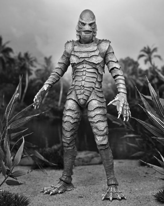 Universal Monsters: Ultimate Creature from the Black Lagoon (Black and White) - 7 inch Action Figure