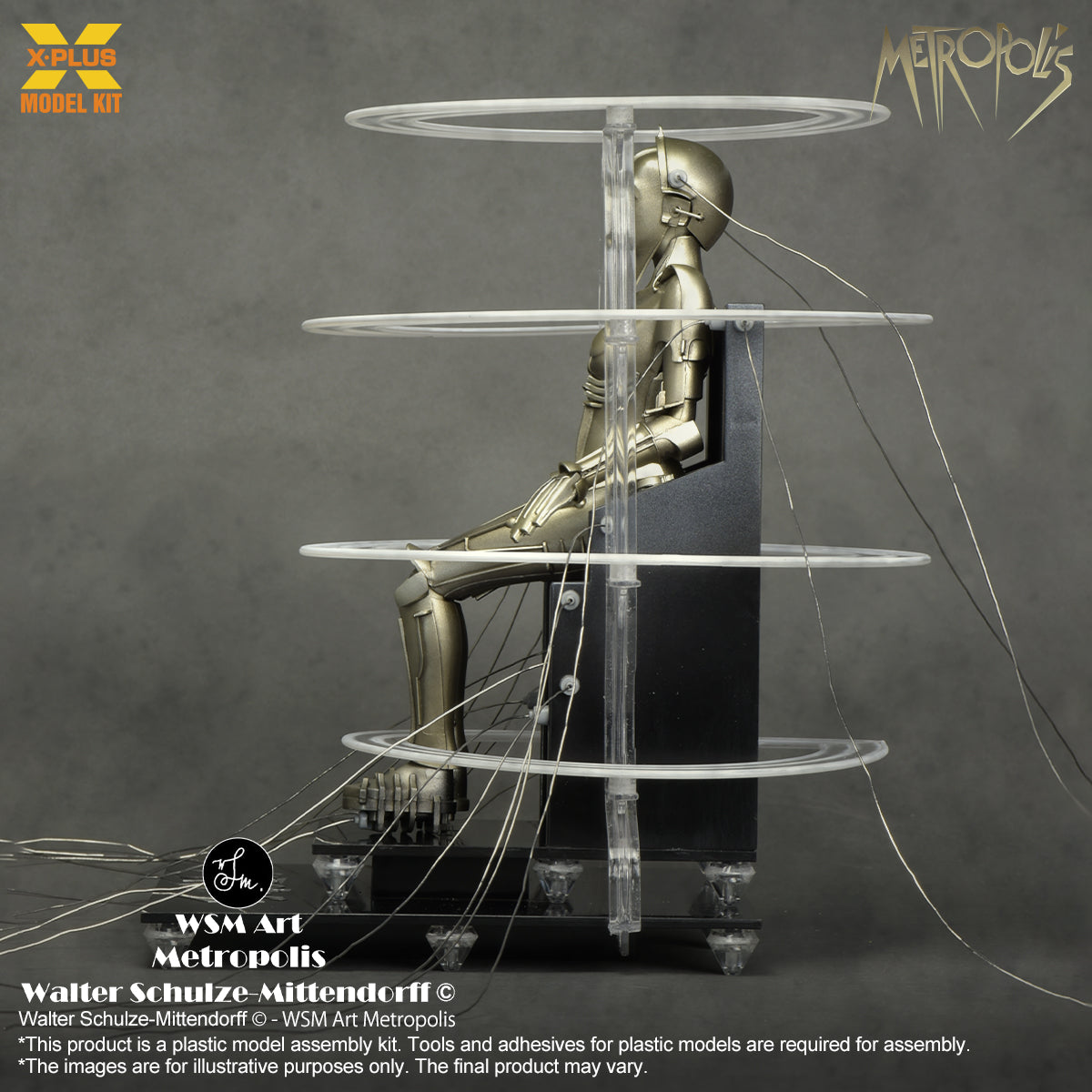 Metropolis: Maschinenmensch Seated Ver. - 1/8 Scale Model Kit