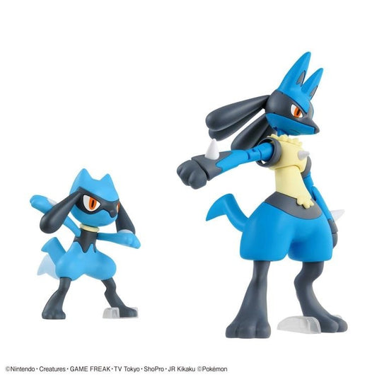 [Pre-Order] Pokemon:  Riolu & Lucario - Pokemon Model Kit