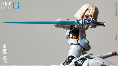 AI Agent-Fememlla C3 (Solid Color ver.) 1/12 Scale Action Figure