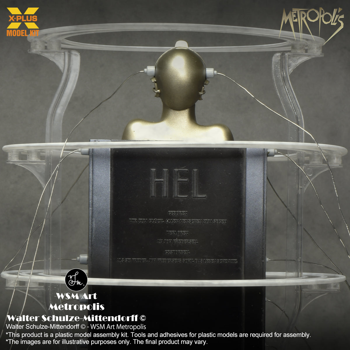 Metropolis: Maschinenmensch Seated Ver. - 1/8 Scale Model Kit