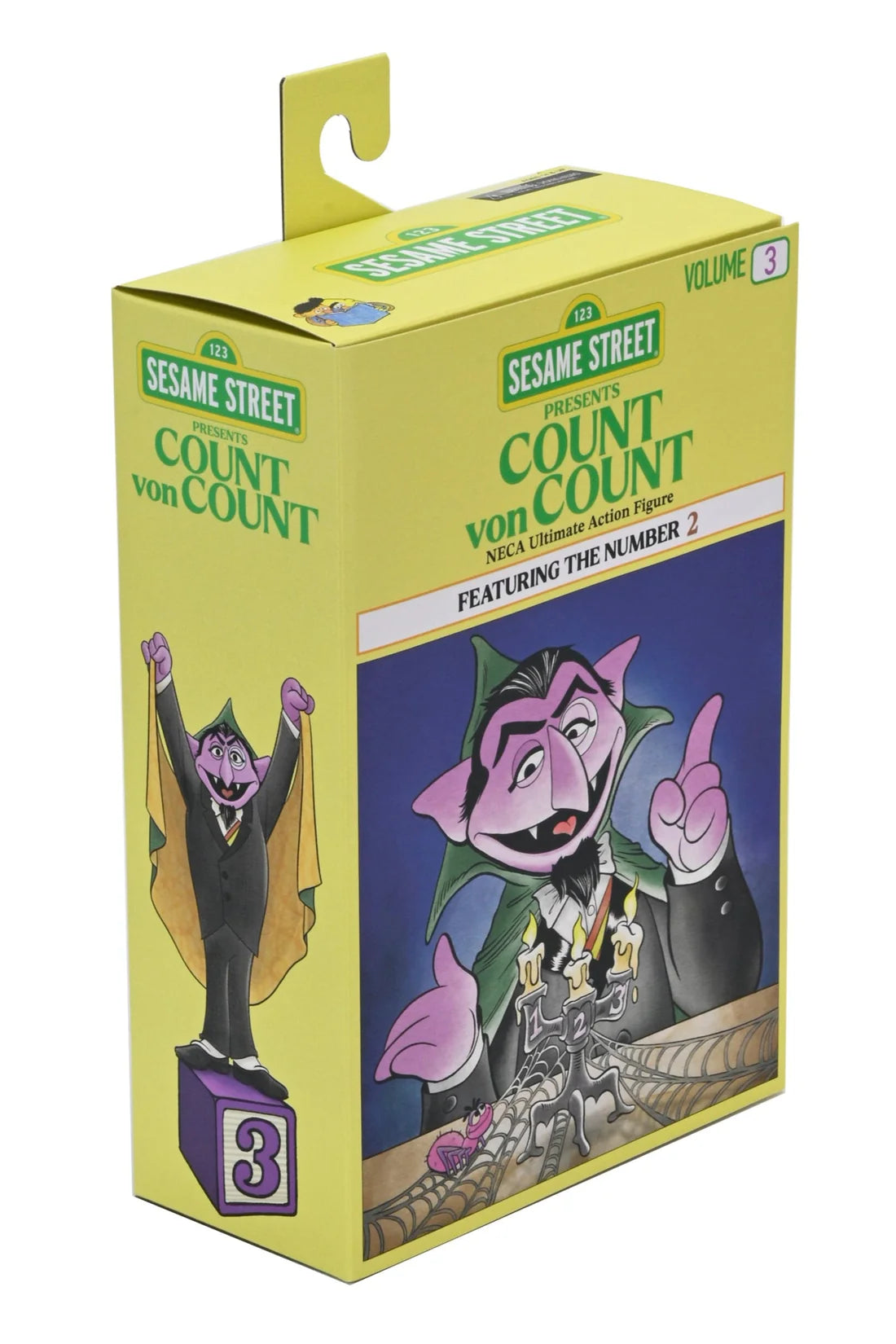 Sesame Street: Ultimate Count Von Count (Featuring the Number 2!) -  7" Action Figure - Videguy Collectibles