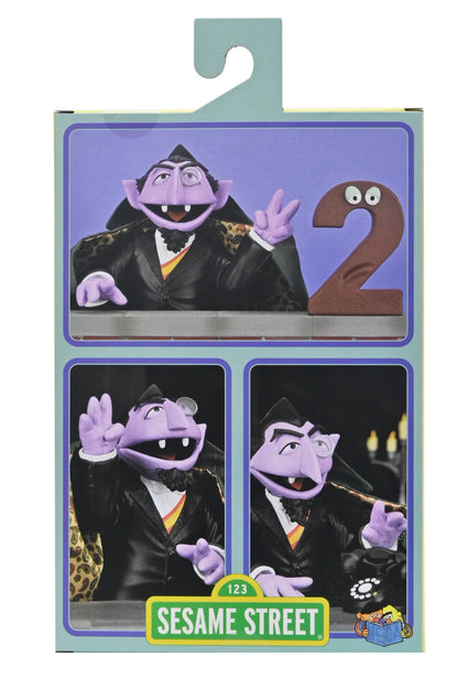 Sesame Street: Ultimate Count Von Count (Featuring the Number 2!) -  7" Action Figure - Videguy Collectibles
