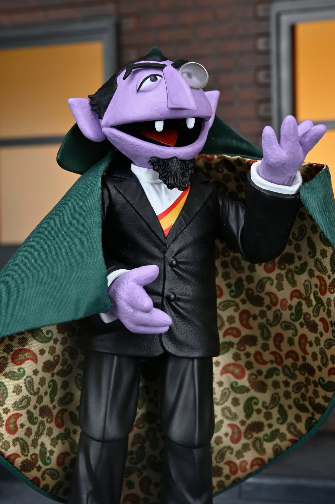 Sesame Street: Ultimate Count Von Count (Featuring the Number 2!) -  7" Action Figure - Videguy Collectibles