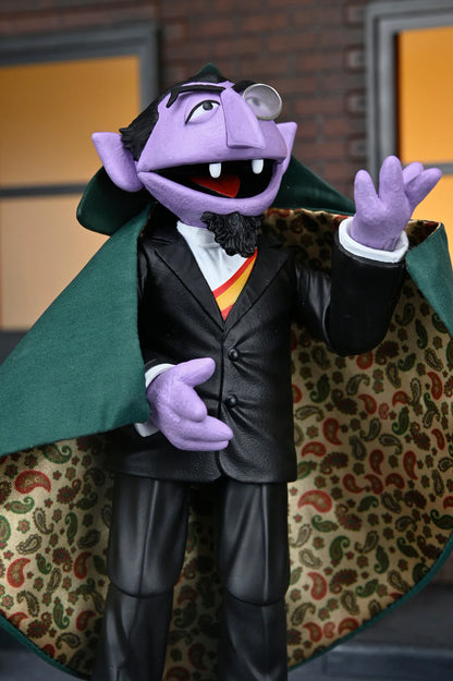 Sesame Street: Ultimate Count Von Count (Featuring the Number 2!) -  7" Action Figure - Videguy Collectibles