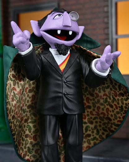 Sesame Street: Ultimate Count Von Count (Featuring the Number 2!) -  7" Action Figure - Videguy Collectibles