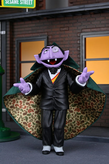 Sesame Street: Ultimate Count Von Count (Featuring the Number 2!) -  7" Action Figure - Videguy Collectibles