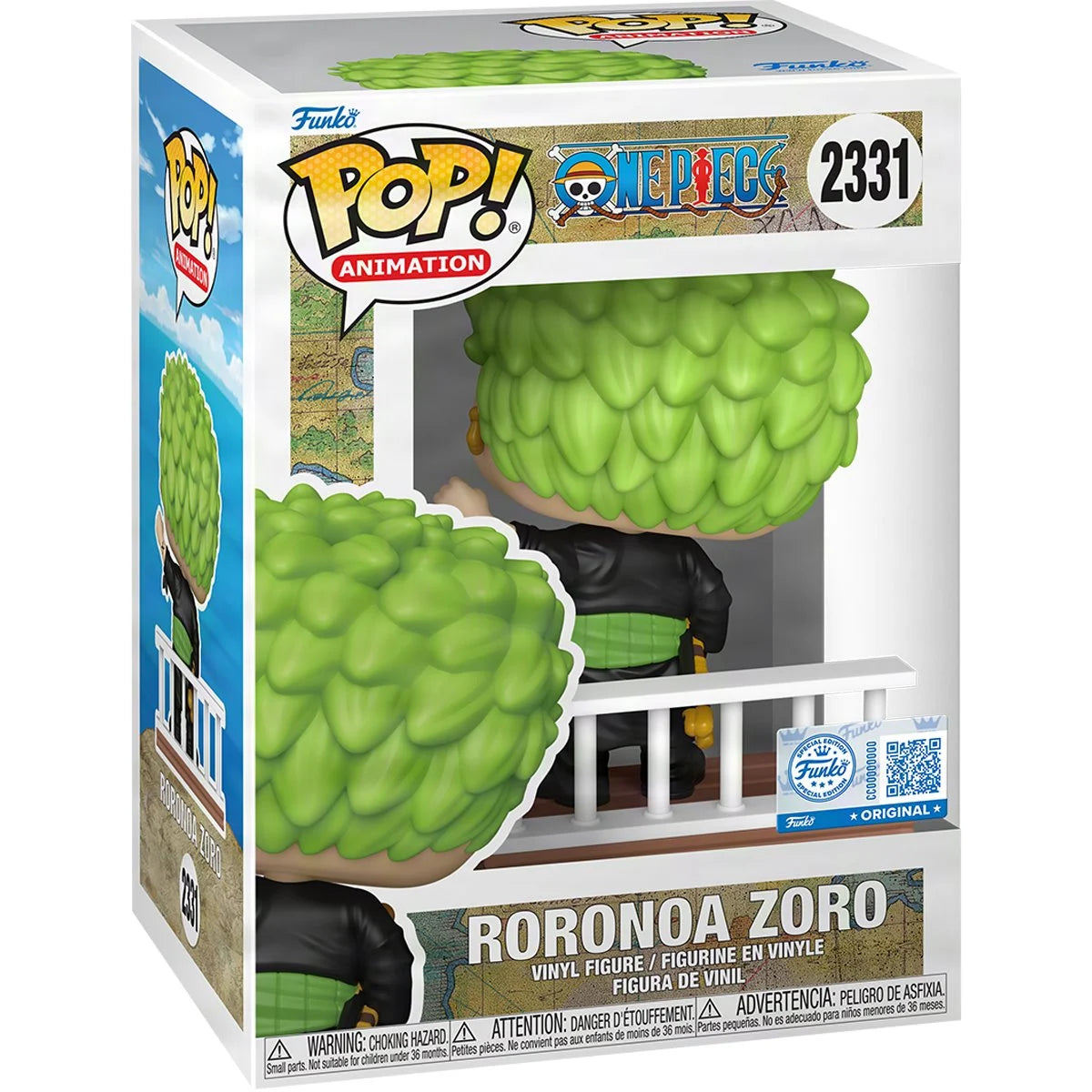 [Arriving Soon] Funko POP! Anime: One Piece - Roronoa Zoro (Straw Hat Pirates) #2331 (Entertainment Earth Exclusive)
