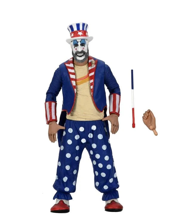 House of 1000 Corpses Captain Spaulding Tailcoat 20th Anniversary 7-Inch Scale Action Figure