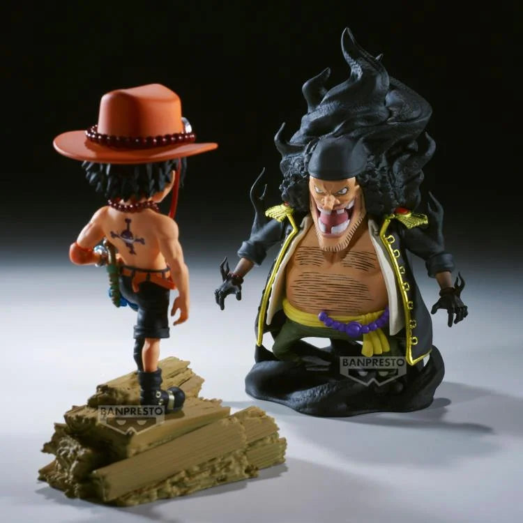 One Piece: Portgas D. Ace vs Marshall D. Teach - World Collectable Log Stories Figure