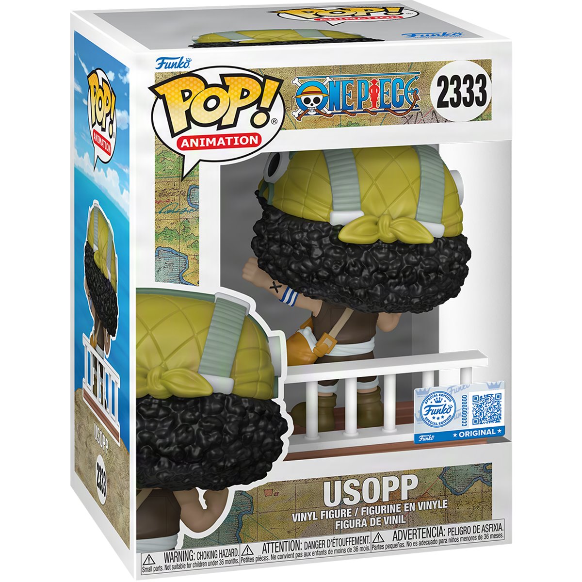[Arriving Soon] Funko POP! Anime: One Piece - Usopp (Straw Hat Pirates) #2333 (Entertainment Earth Exclusive)