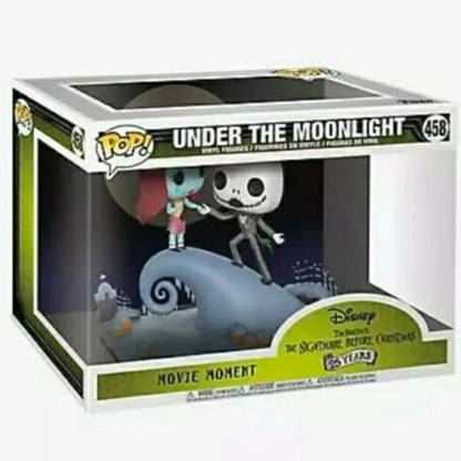 Funko POP! Disney: The Nightmare Before Christmas - Jack and Sally on Hill Movie Moment #458