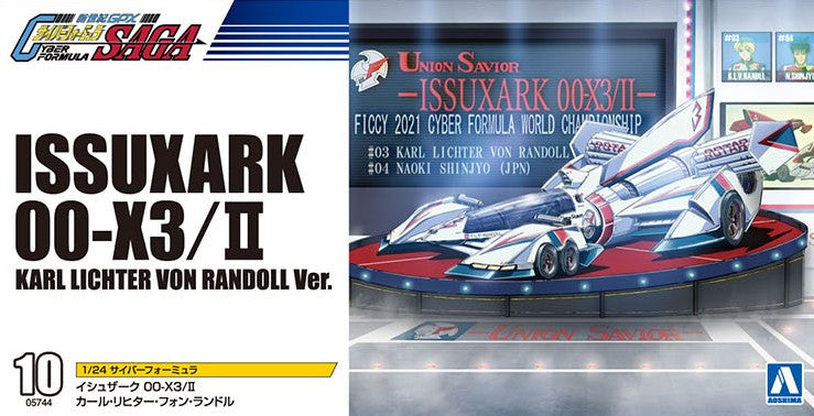 Future GPX Cyber Formula: #10 ISSUXARK 00-X3/2 (Karl Lichter Von Randall Version) - 1/24 Model Kit