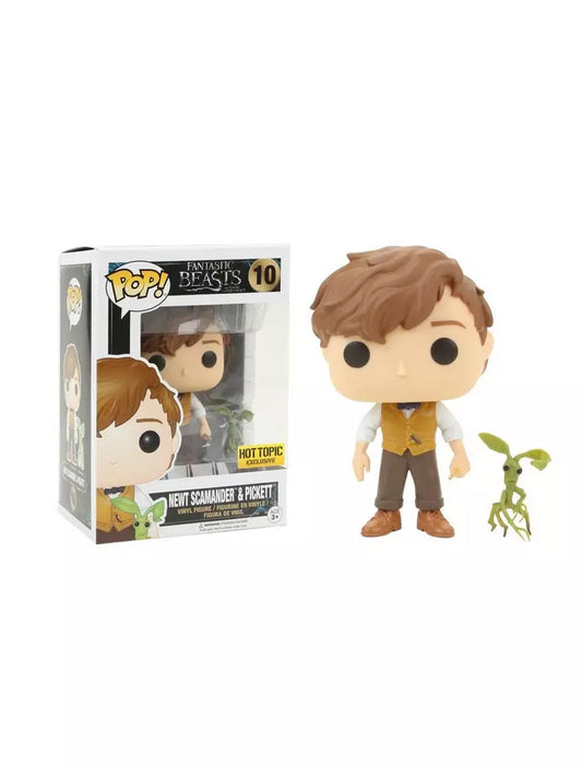 Funko POP! Fantastic Beasts: Newt Scamander & Pickett #10 (Hot Topic Exclusive)