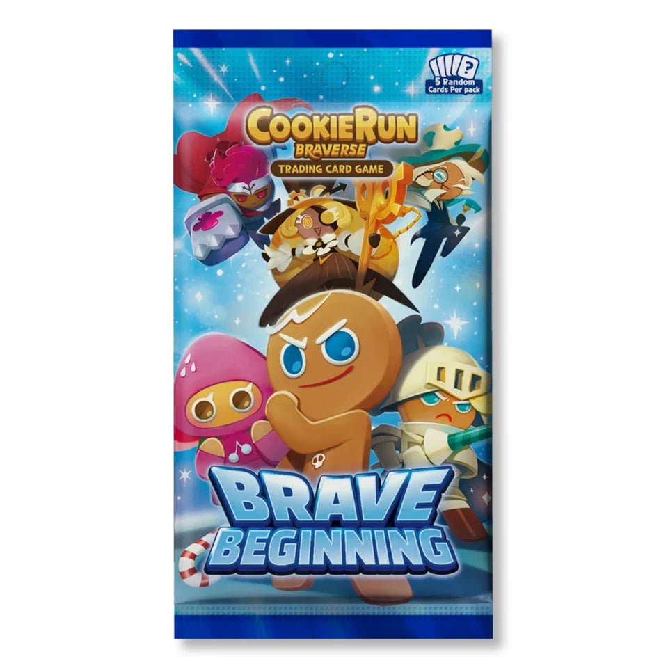 Cookie Run Braverse: Set 1 - Brave Beginning - Trading Card Game Cards - Booster Pack