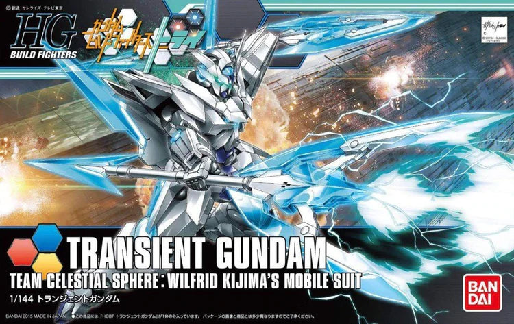 Bandai Hobby - Gundam Build Fighters Try - #34 Transient Gundam - HGBF 1/144 Scale Model Kit