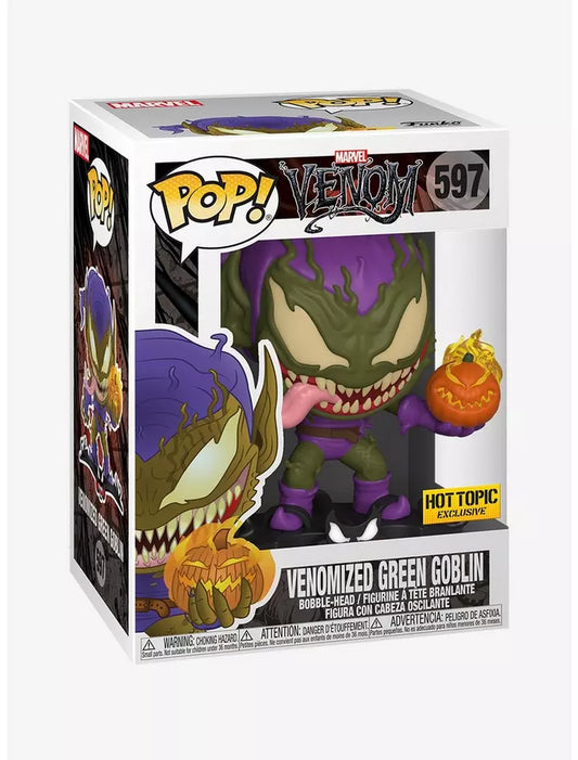 Funko POP! Marvel: Venom - Venomized Green Goblin #597 (Hot Topic)