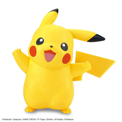 01 PIKACHU "Pokemon", Bandai Hobby Pokémon Model Kit Quick!! - Videguy Collectibles