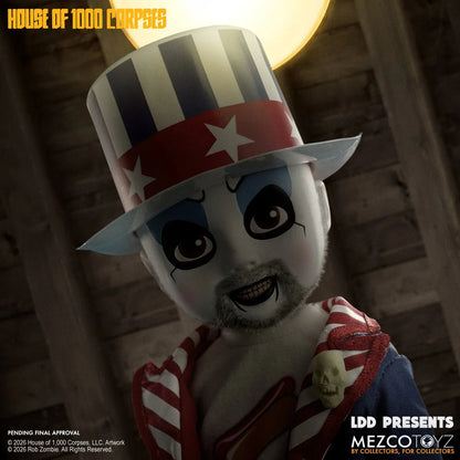 [Pre-Order] Living Dead Dolls Presents: Rob Zombie's House of 1000 Corpses - Captain Spaulding 10-inch Doll