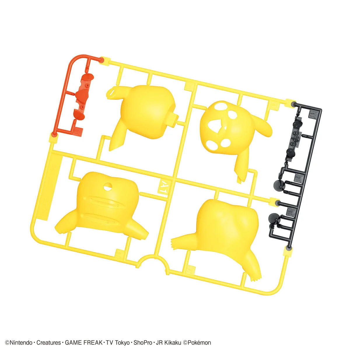 01 PIKACHU "Pokemon", Bandai Hobby Pokémon Model Kit Quick!! - Videguy Collectibles