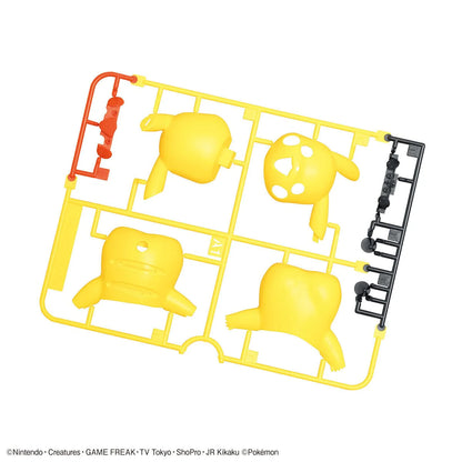 01 PIKACHU "Pokemon", Bandai Hobby Pokémon Model Kit Quick!! - Videguy Collectibles