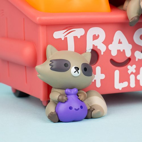 100% Soft: Trash Panda Dumpster Fire - Vinyl Figure - Videguy Collectibles