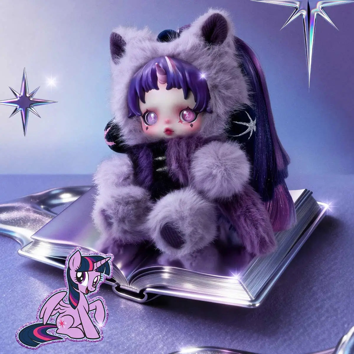 SKULLPANDA × My Little Pony Series Plush Blind Box