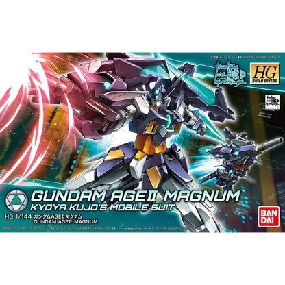 Bandai Hobby - Gundam Build Divers - #01 Gundam AGEII Magnum - HGBD 1/144 Scale Model Kit