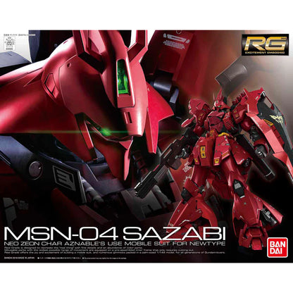 Bandai Hobby - Char's Counterattack - #29 Sazabi - RG 1/144 Scale Model Kit