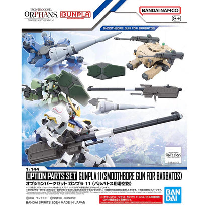 Bandai Hobby - Mobile Suit Gundam: Iron-Blooded Orphans - Option Parts Set Gunpla 11 (Smoothbore Gun for Barbatos) - 1/144 Scale Accessory Set