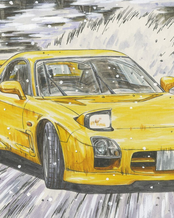 Initial D: FD3S RX-7 Mazdaspeed A-Spec Keisuke Takahashi (Special Edition) - 1/24 Model Kit