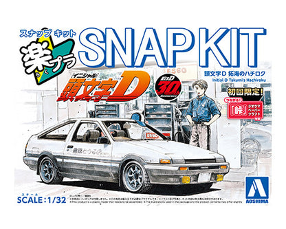 Initial D: Takumi's Hachiroku #CM-1 - 1/32 Scale Model Kit