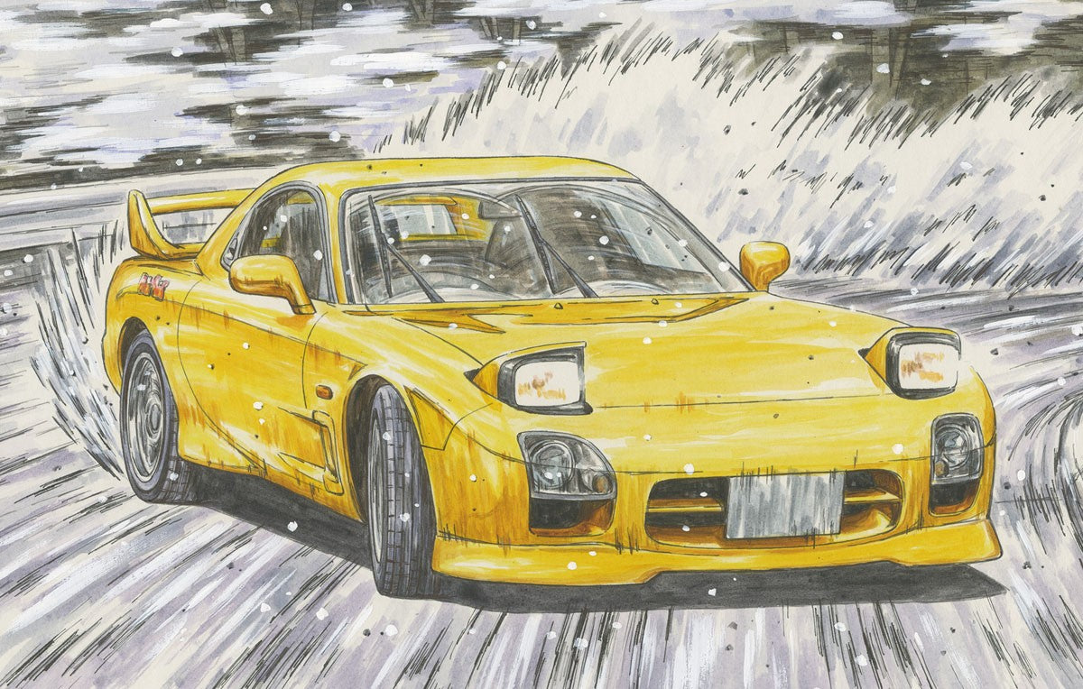 Initial D: FD3S RX-7 Mazdaspeed A-Spec Keisuke Takahashi (Special Edition) - 1/24 Model Kit