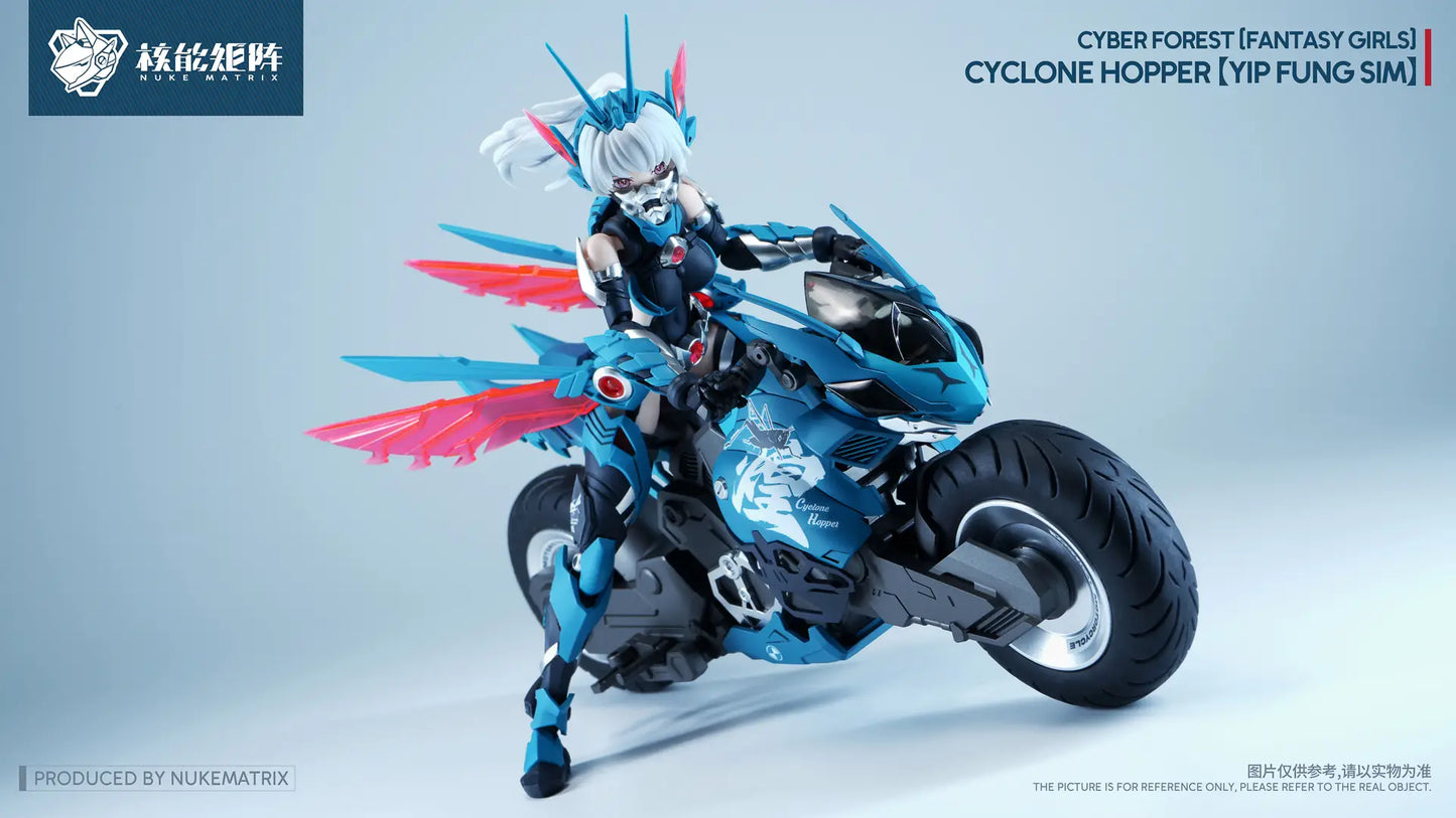 Cyber Forest: Cyclone Hopper YIP FUNG SIM Mecha Girl - Model Kit