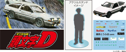 Initial D: Toyota Sprinter Trueno AE86 (Fujiwara Takumi Ver.) - 1/24 Model Kit