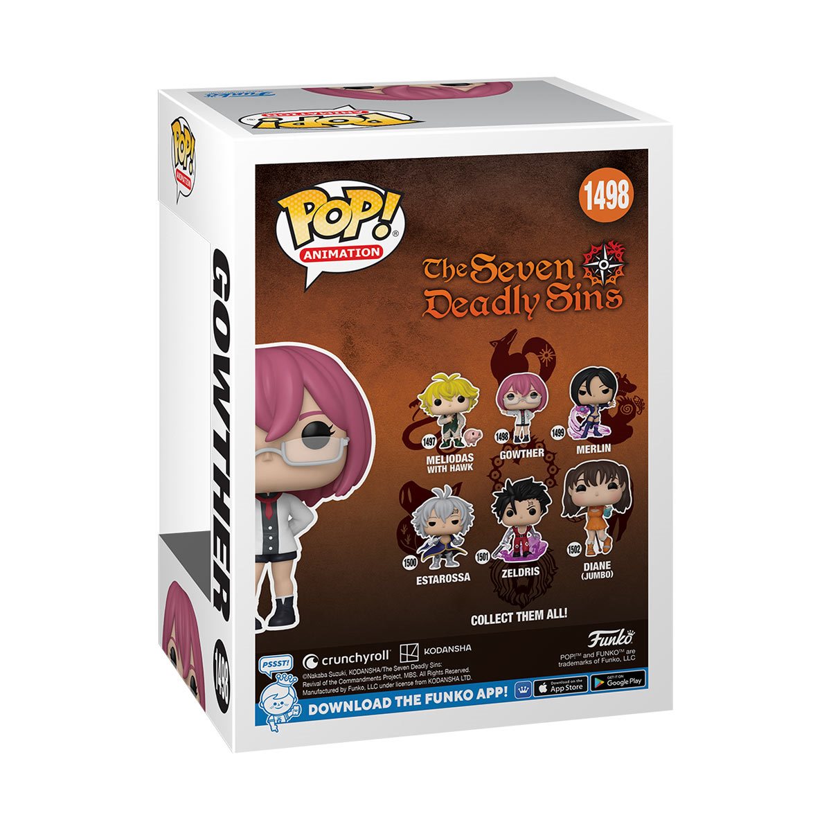 Funko POP! Anime: The Seven Deadly Sins - Gowther #1498 Diamond Collection - Entertainment Earth Exclusive