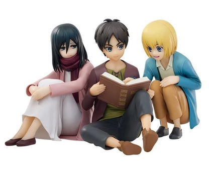 Bandai Spirits: Attack on Titan - Eren Jaeger, Mikasa Ackerman & Armin Arlert (Rumbling) - Ichibansho Figure