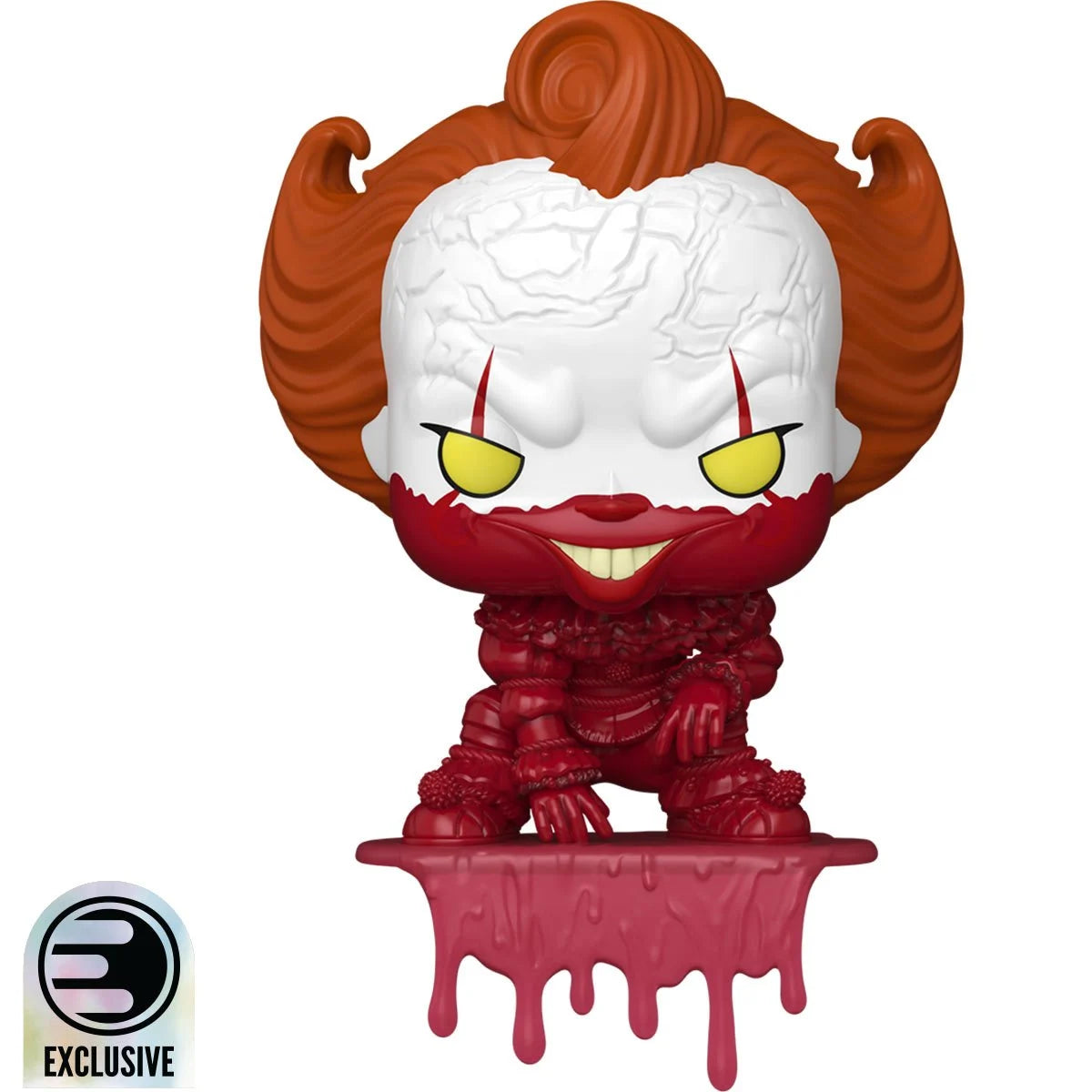 Funko POP! Television: It: Welcome to Derry - Pennywise Blood Shelf Sitter #1866 (Entertainment Earth Exclusive) - Videguy Collectibles