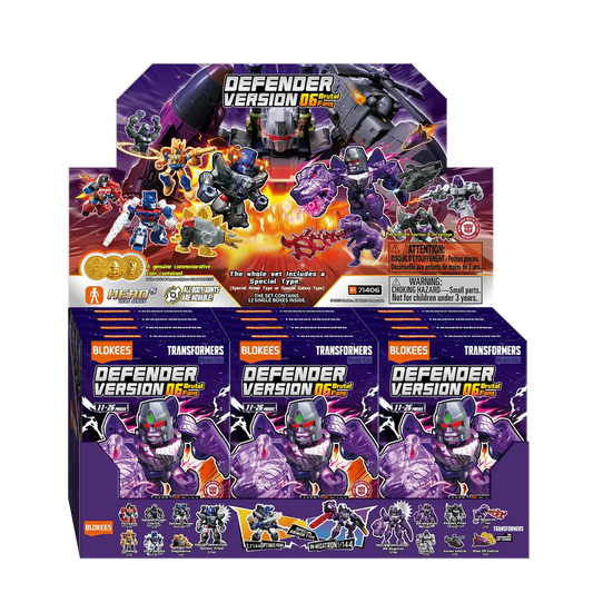 Transformers: Defender Version 06 - Brutal Fang - Blokees Blind Box - Videguy Collectibles